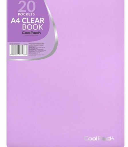 KOŠILE COOLPACK PASTEL FILE BOOK 20 FIALOVÁ