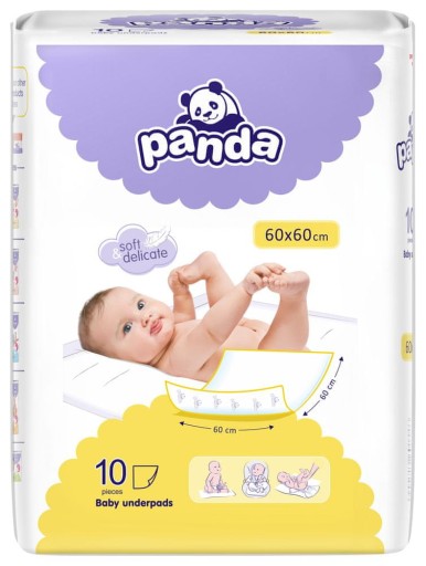 Panda hygienické vložky 60 cm x 60 cm 10 ks.