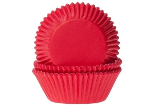 Košíčky na muffiny - červené 50 ks.