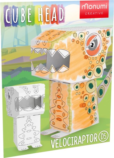 CubeHead. Model velociraptora