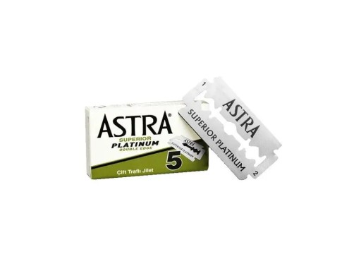 Astra Blue Nerezové žiletky na holenie 5 ks