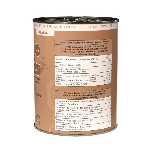 Catz Finefood Classic N.09 Srnčie konzervy 400g
