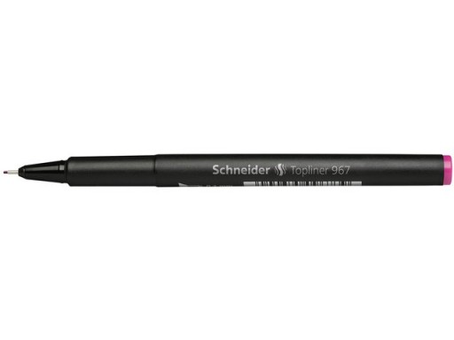 Schneider Topliner 967 ružová jemná linka 0,4 mm