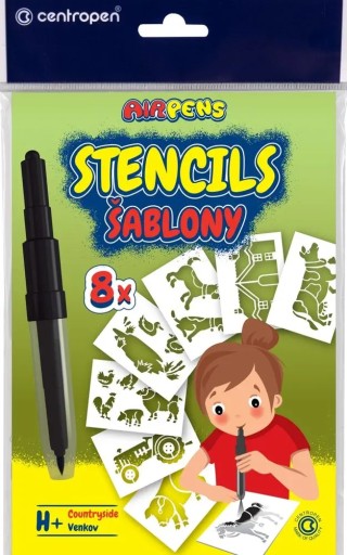 H+ Centropen Stencils 9996 šablón