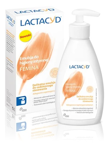 Lactacyd emulzia na intímnu hygienu. femina 200 ml