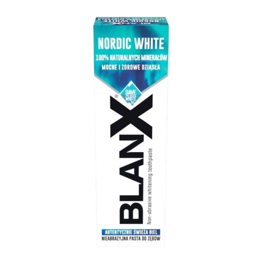 BlanX Nordic White bieliaca zubná pasta 75 ml