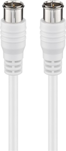 SAT kábel 80 dB rýchlospojka F 2x tienený 1,5m