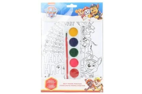 Omaľovánka s farbami Paw Patrol