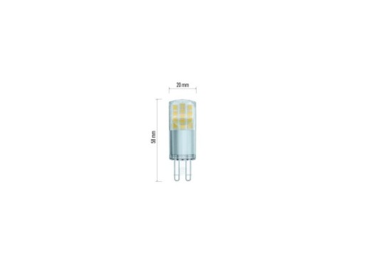 G9 LED žiarovka 4,2W=40W teplá biela 3000K 470lm EMOS ZQ9542