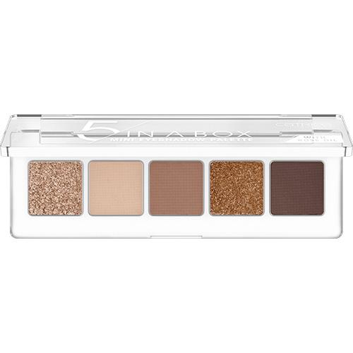 Catrice Mini paleta očných tieňov 5 v krabičke 010 Golden