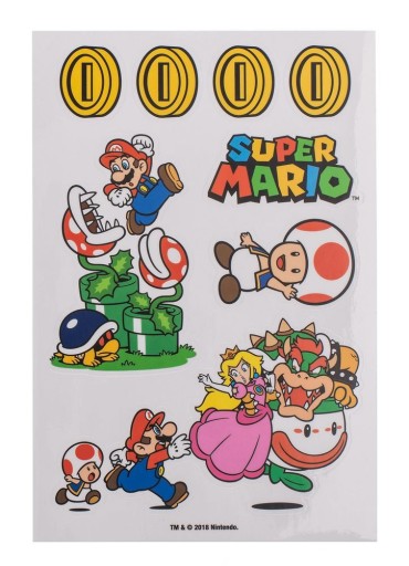 Sada samolepiek Super Mario 39 kusov