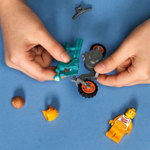 LEGO City Chicken Stunt Motocykel 60310 motorové kocky