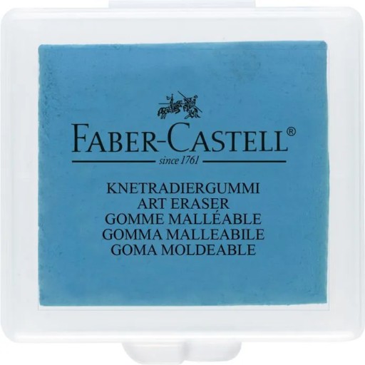 FABER CASTELL guma na chlieb, mix farieb, puzdro