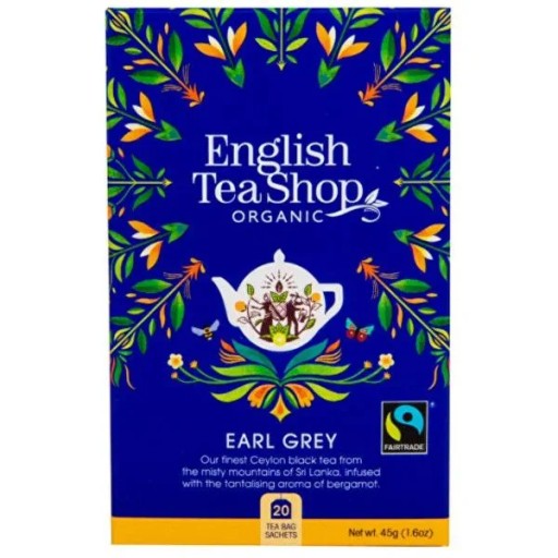 English Tea Shop Organický čaj Earl Grey 20 vrecúšok