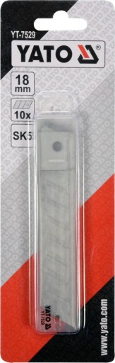 Náhradné čepele 18 mm, 10 ks / YT-7529 / YATO