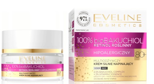 Eveline Cosmetics Bio Bakuchiol krém na tvár 80+