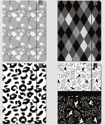 Zložka A4 s monochromatickou gumičkou