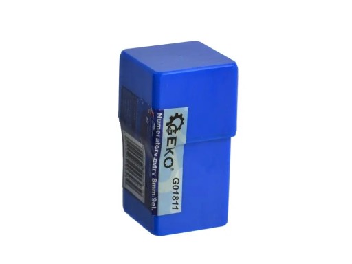 Číselné čítačky 8mm 9 kusov. GEKO G01811