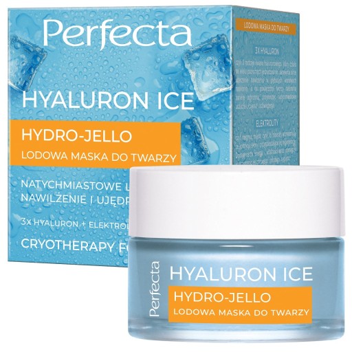 PERFECTA HYALURON ĽADOVÁ HYDRO-JELLO ĽADOVÁ MASKA na tvár 50 ml