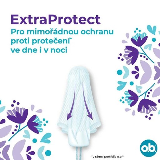 O.B. Tampóny Extra Protect Super 16 ks.