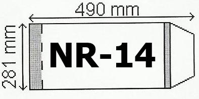OBAL A4 Č.14 výška 281mm/490mm NARNIA