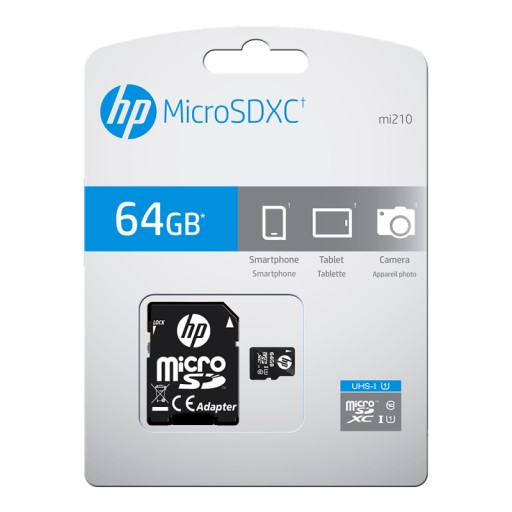 Spoločnosť HP INC. MicroSDXC 64GB SDU64GBXC10HP-EF karta