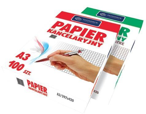 Kancelársky papier s mriežkou A3/100