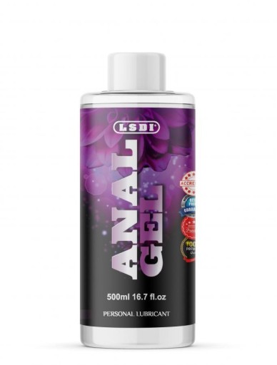 INtímny zvlhčujúci análny gél 500 ml EFEKTÍVNY LSDI