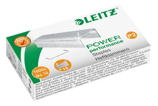 Pozinkované sponky Leitz, č. 10 1000 ks, 55