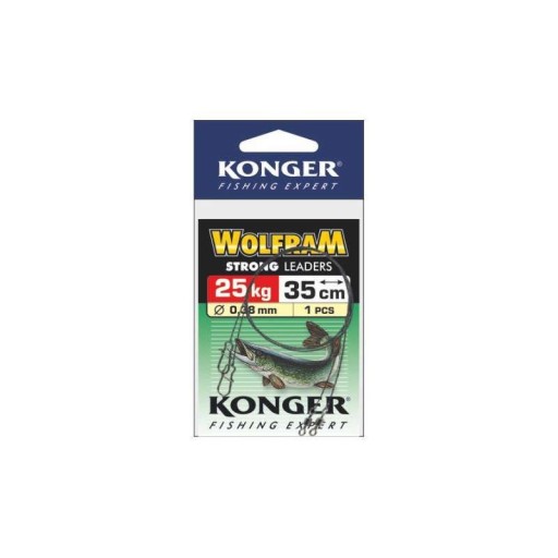 Konger Tungsten Leaders 45cm/25kg (1 ks)