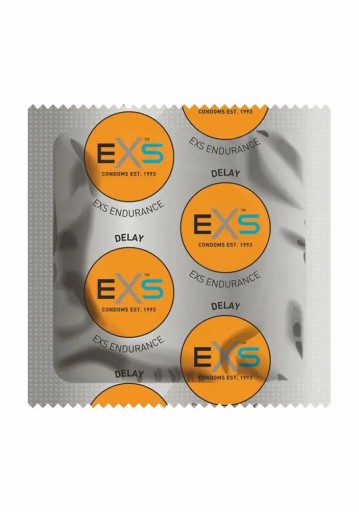 EXS DELAY kondómy predlžujúce sex, zvlhčené, odďaľujúce ejakuláciu, 12 ks.