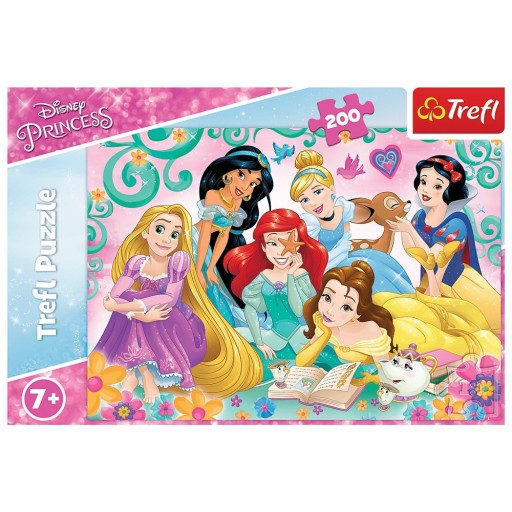 Puzzle 200 dielikov. Radostný svet princezien. Disney princezná