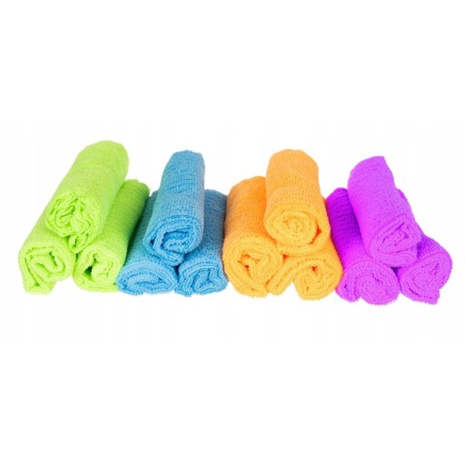 12x Čistiace utierky z mikrovlákna 30x30