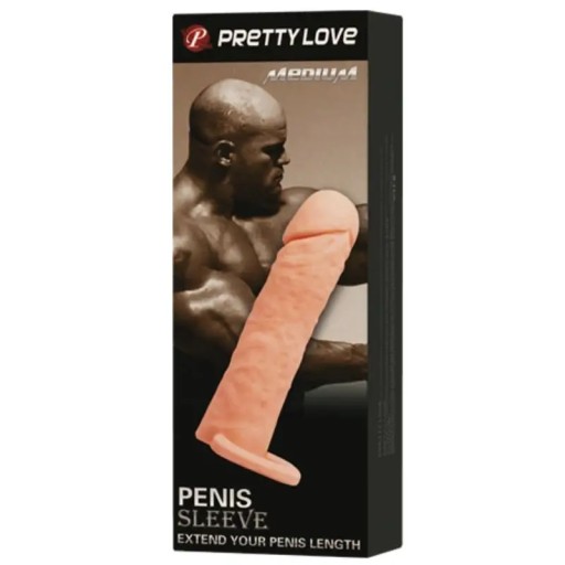 Pretty Love Penis Sleeve Medium Flesh