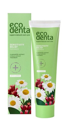 Zubná pasta Sensitive s fluoridom Harmanček Kalident Ecodenta 100 ml