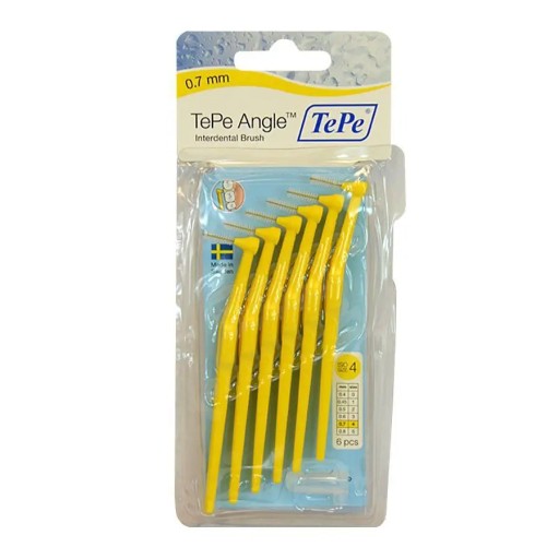 TePe Angle 0,7 mm Medzizubné kefky 6 ks.
