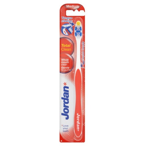Stredná zubná kefka Jordan Total Clean