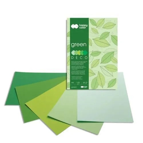 DECO GREEN TECHNICAL BLOCK A4 20 LIST 5 FAREB 170g/m2