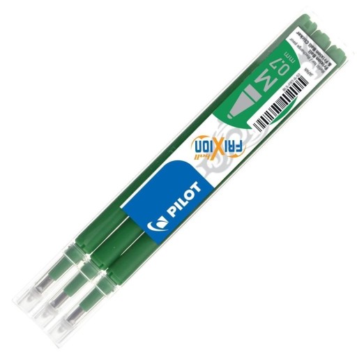 Vložka FRIXION 0,7mm zelená (3 kusy) BLS-FR7-G-S