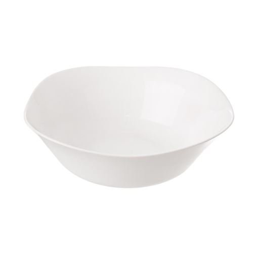 MISKA NA ŠALÁT PARMA 14cm Bormioli biela hranatá opálová misa