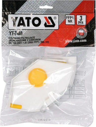Jednorazové filtračné polomasky s ventilom FFP1/PZ,