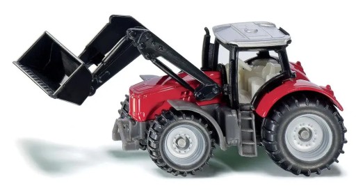 Traktor Massey Ferguson s čelným nakladačom Siku