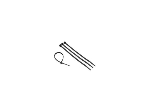 BRADAS PLASTIC BAND BLACK 3,6x370 100ks TS1136370B