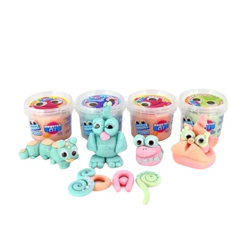 MONSTER BATH hracie mydlo na cesto s prekvapením 100 g, mix farieb, 1 kus