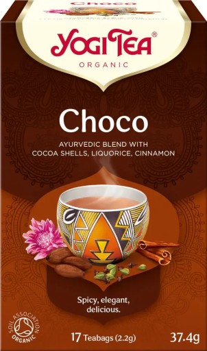 Čokoládový čaj s bio kakaom (17x2,2g) Yogi Tea