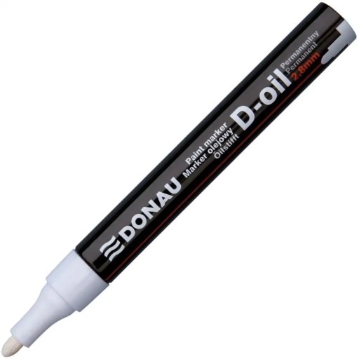 D-Oil olejový popisovač okrúhly 2,8mm biely popisovač