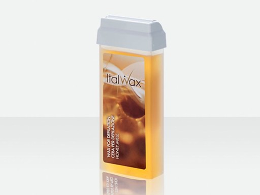 ItalWax Medový transparentný depilačný voskový valček 100ml