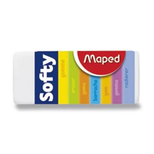 Guma Maped Softy, jemná biela
