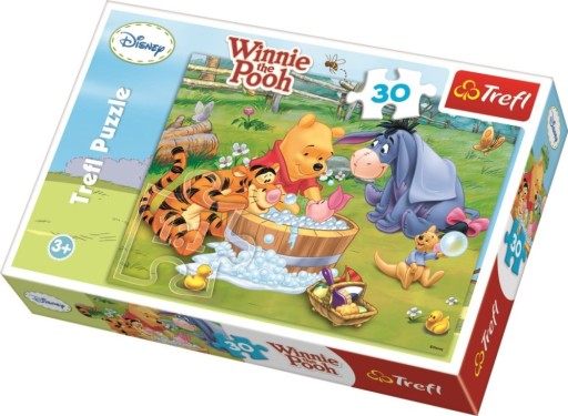 Puzzle 30 dielikov. Kúpeľ pre prasiatko