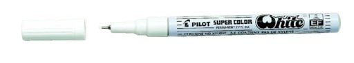 Olejový značkovač s jemnou špičkou Ef Pilot White